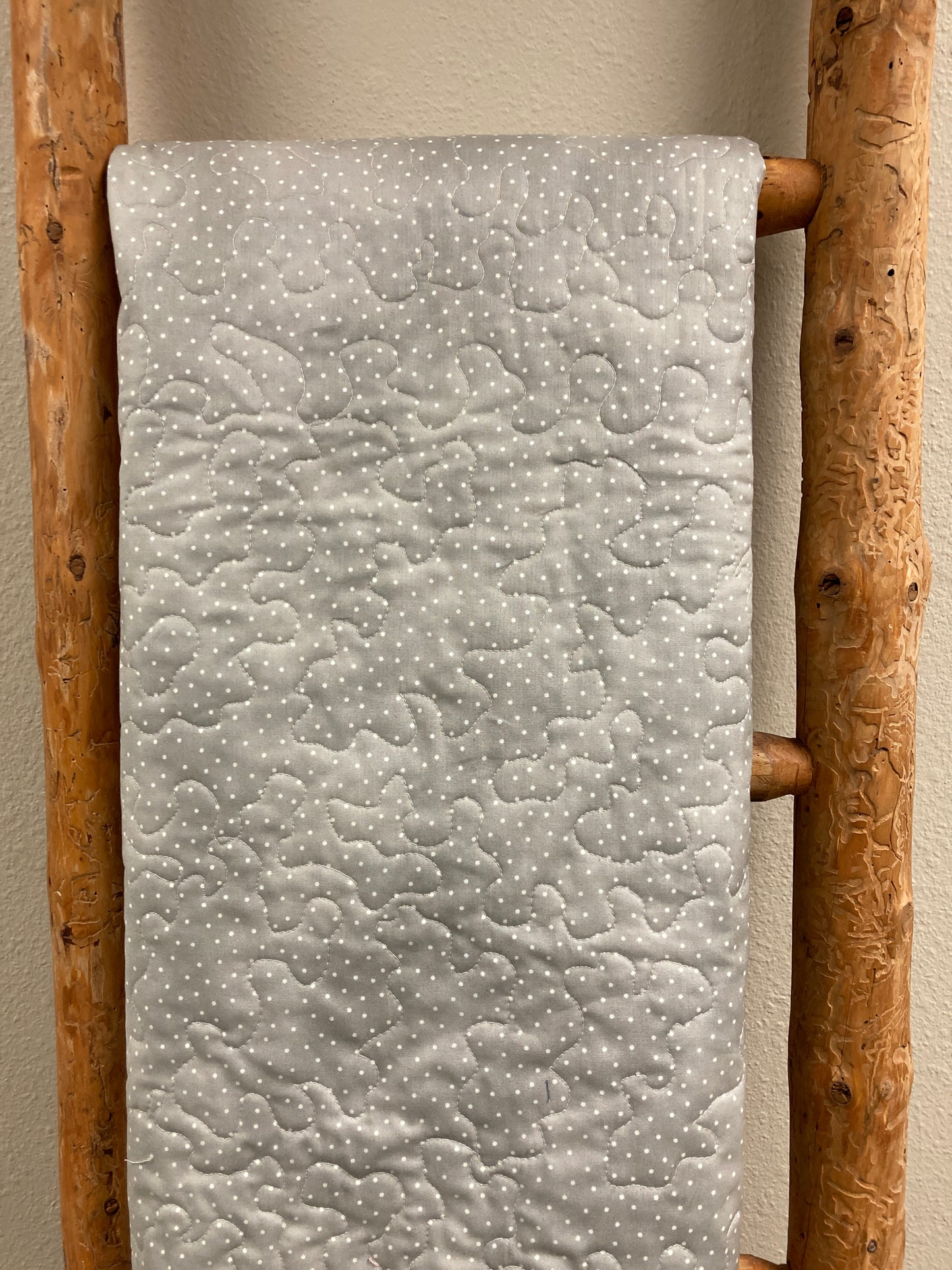 Birthday Party in the Woods Baby Quilt, Gender Neutral Toddler Throw, Boy Girl 42x42" Woodland Animals Bears Raccoons Fox Owls, Shower Gift