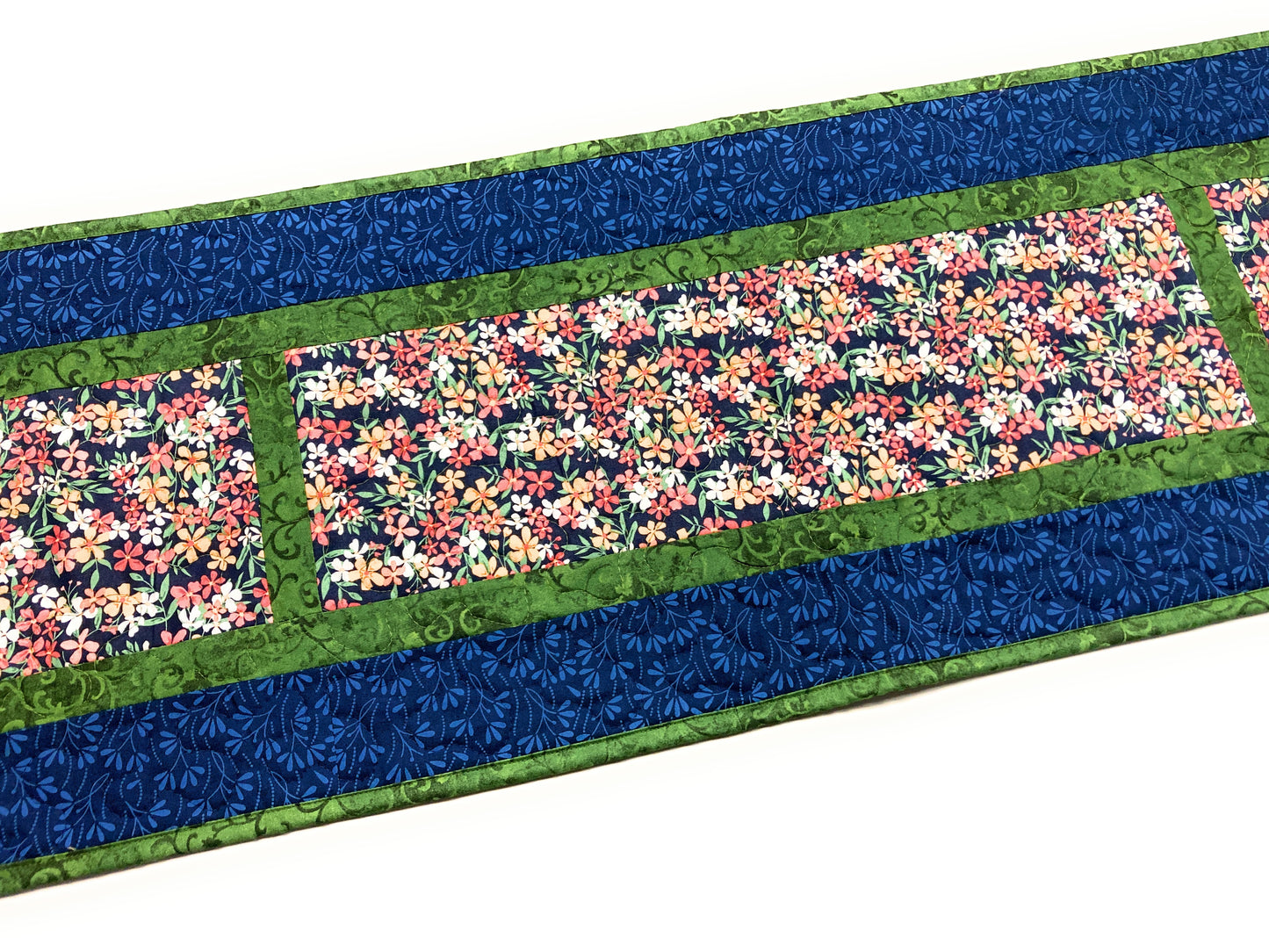 Summer Blooms Orange Red, 13x70" Long Dining Room Coffee Table Runner, Garden Floral Everyday